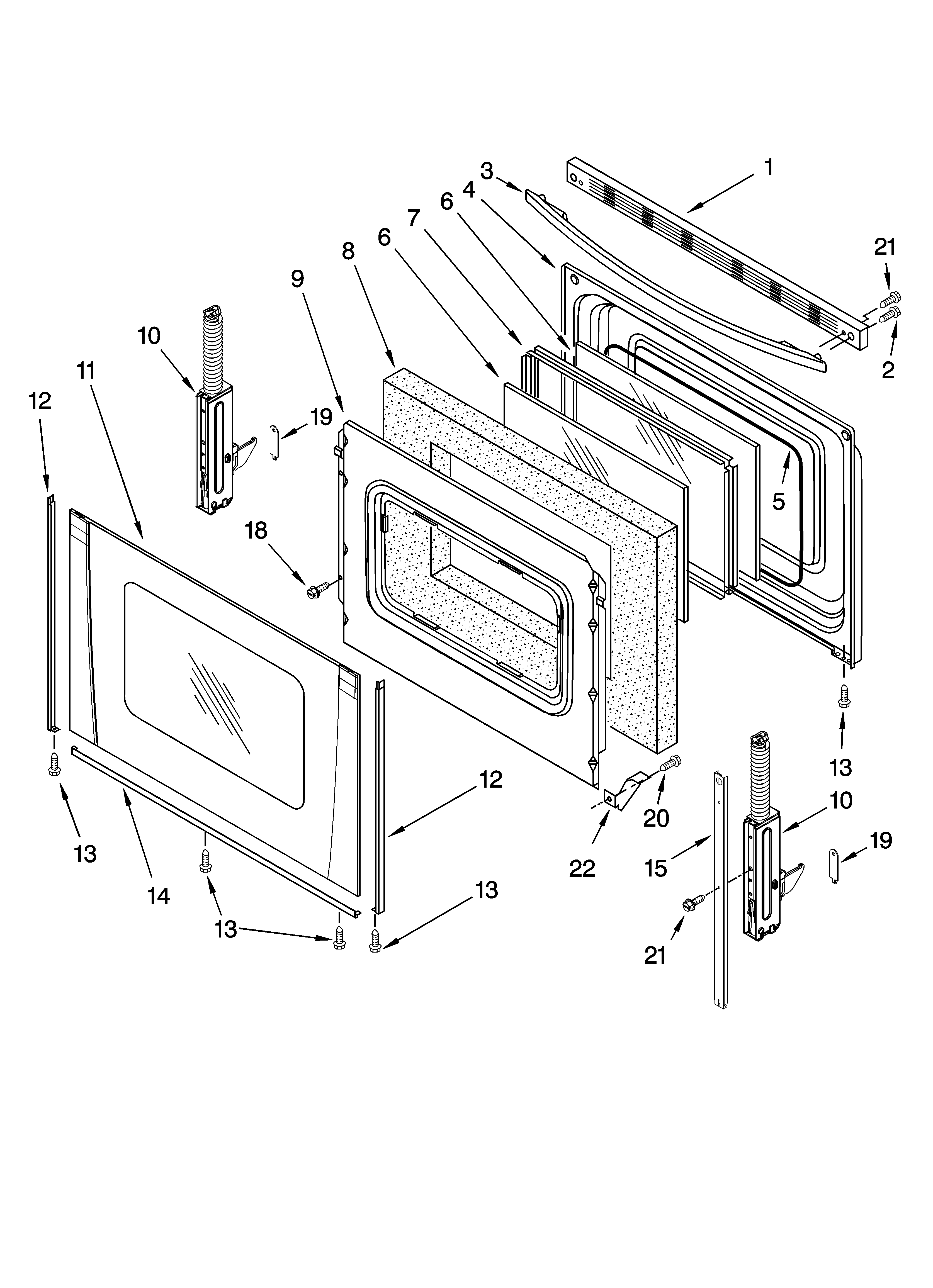 Door parts, optional parts