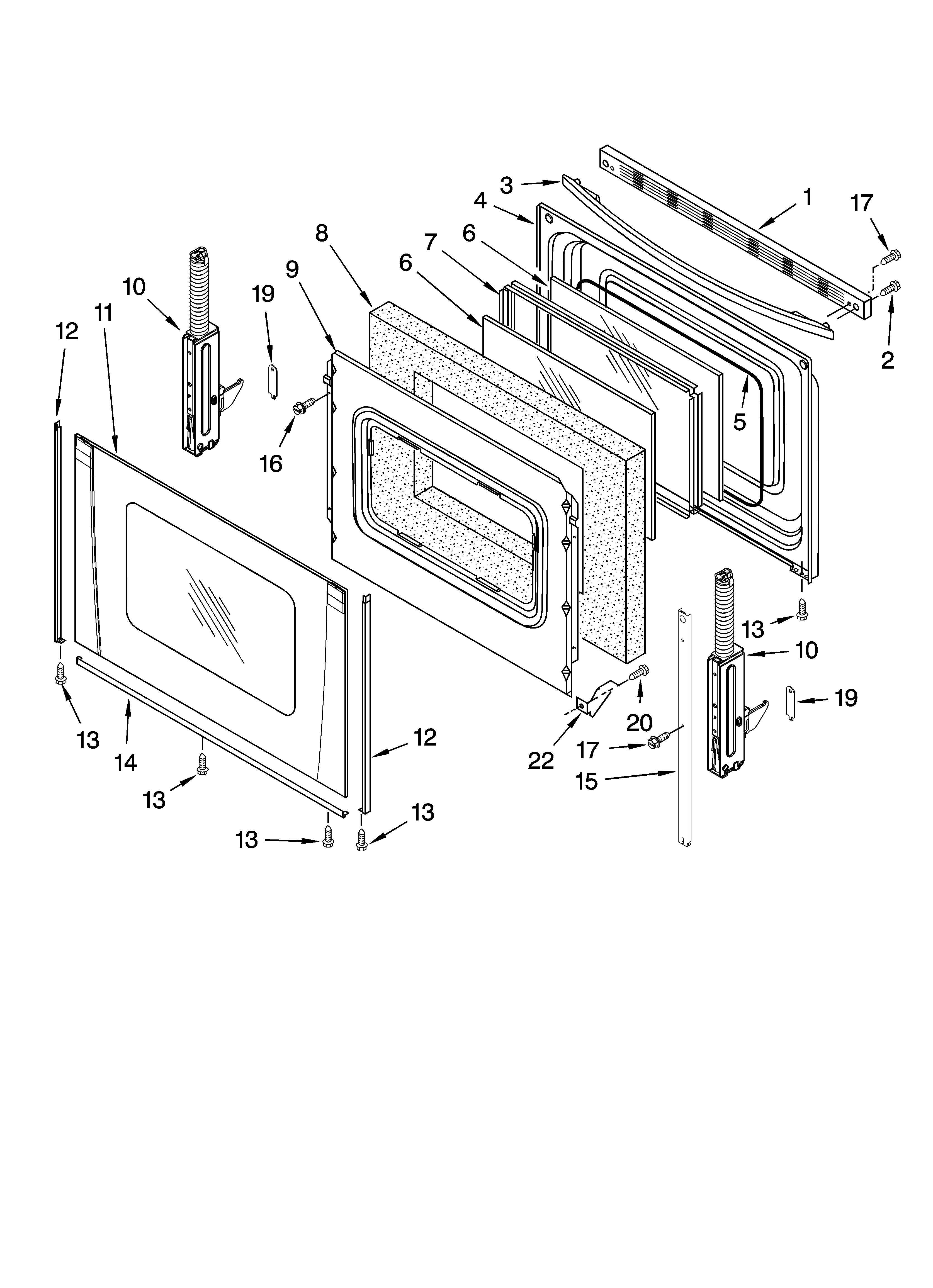 DOOR PARTS, OPTIONAL PARTS (NOT INCLUDED)