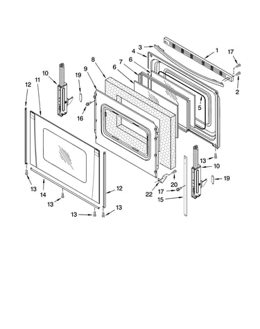Door parts, optional parts (not included)