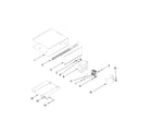 KitchenAid KEWS145SSS02 internal warming drawer parts diagram