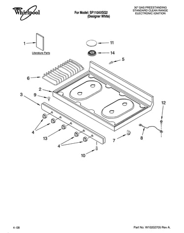 Cooktop parts