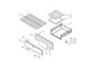 Whirlpool SF110AXSQ2 oven & broiler parts diagram