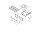 Whirlpool SF111PXSQ2 oven & broiler parts diagram