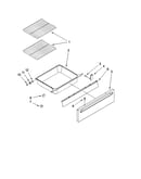 Drawer and rack parts, optional parts (not included)