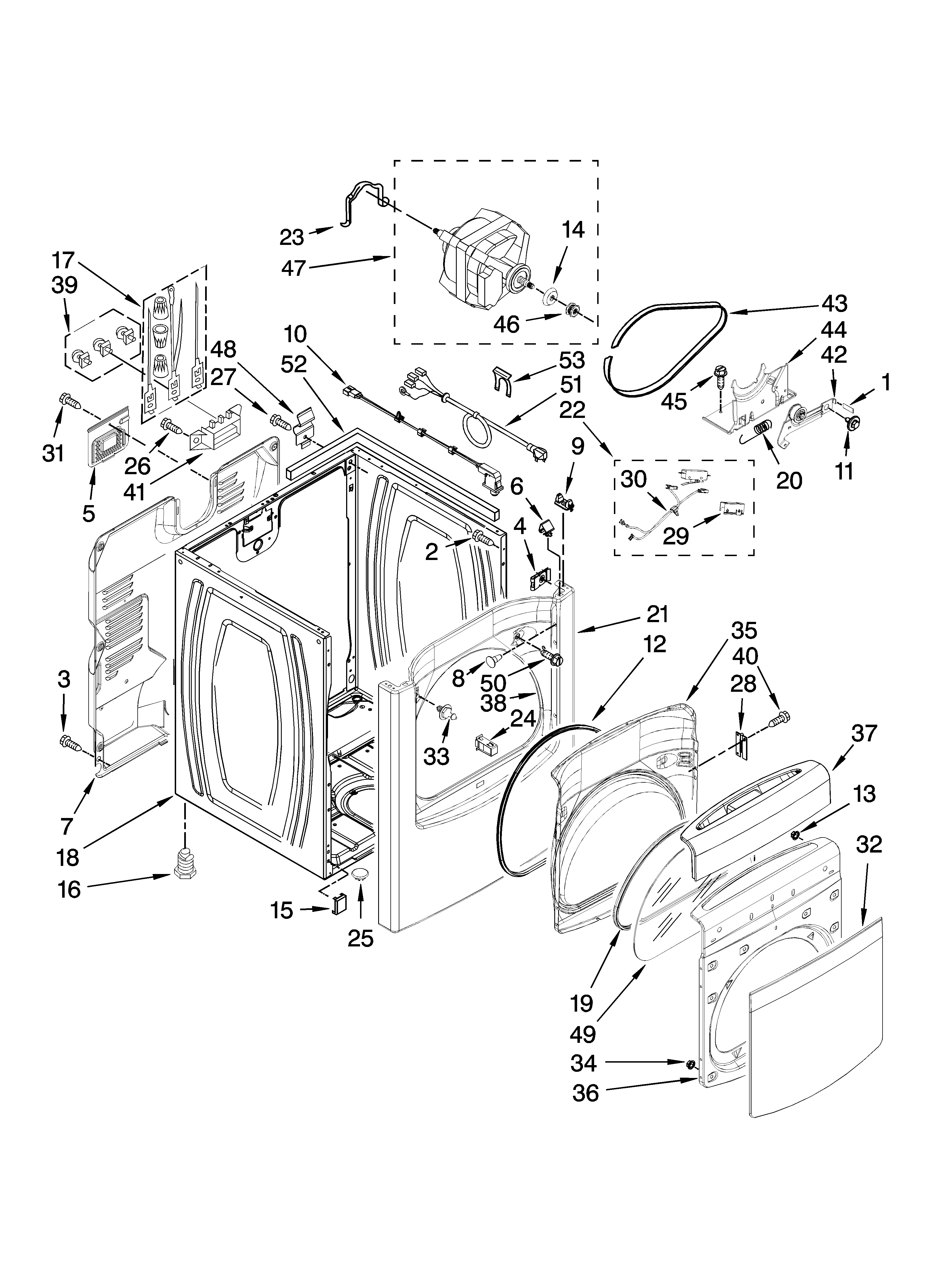 Cabinet parts