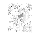 Whirlpool YWED9500TC1 cabinet parts diagram