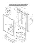 Refrigerator door parts