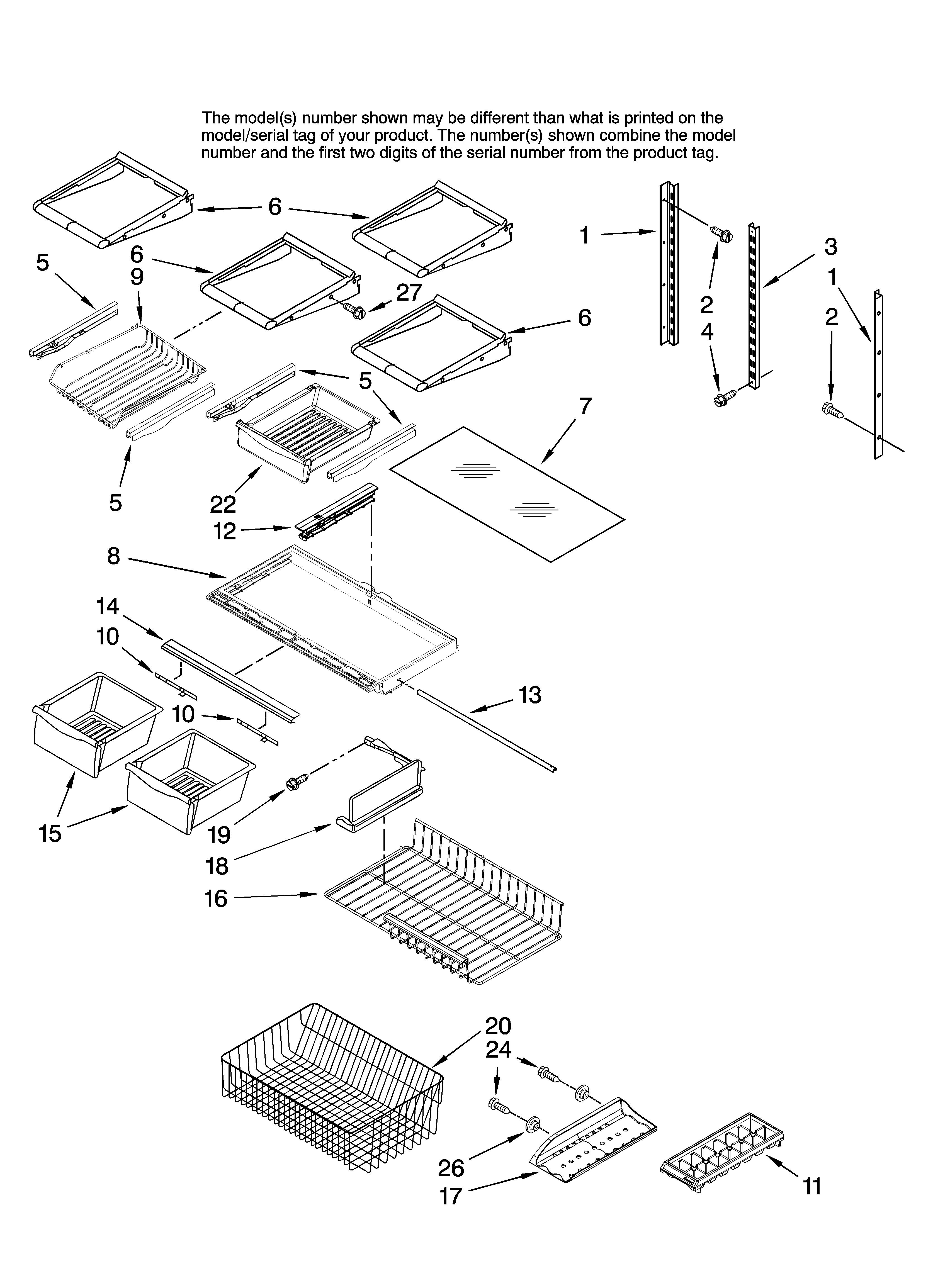 Shelf parts
