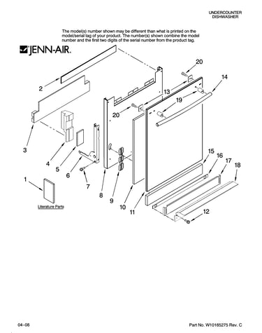 Door and panel parts