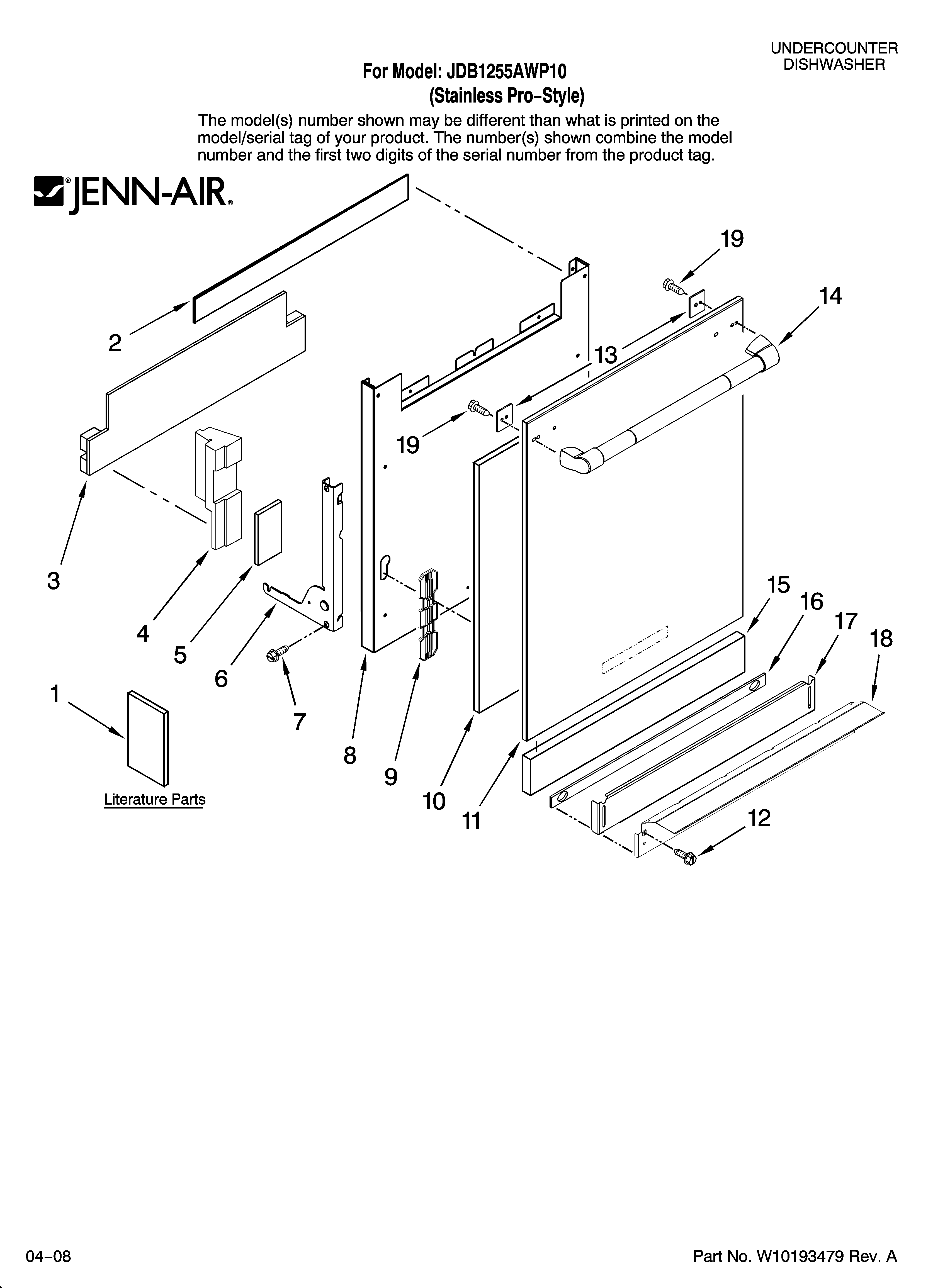 Door and panel parts