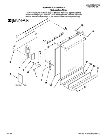 Door and panel parts