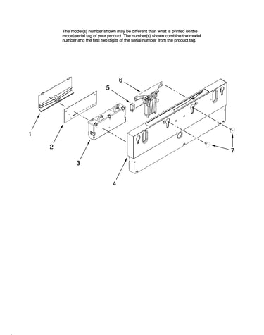 Control panel parts
