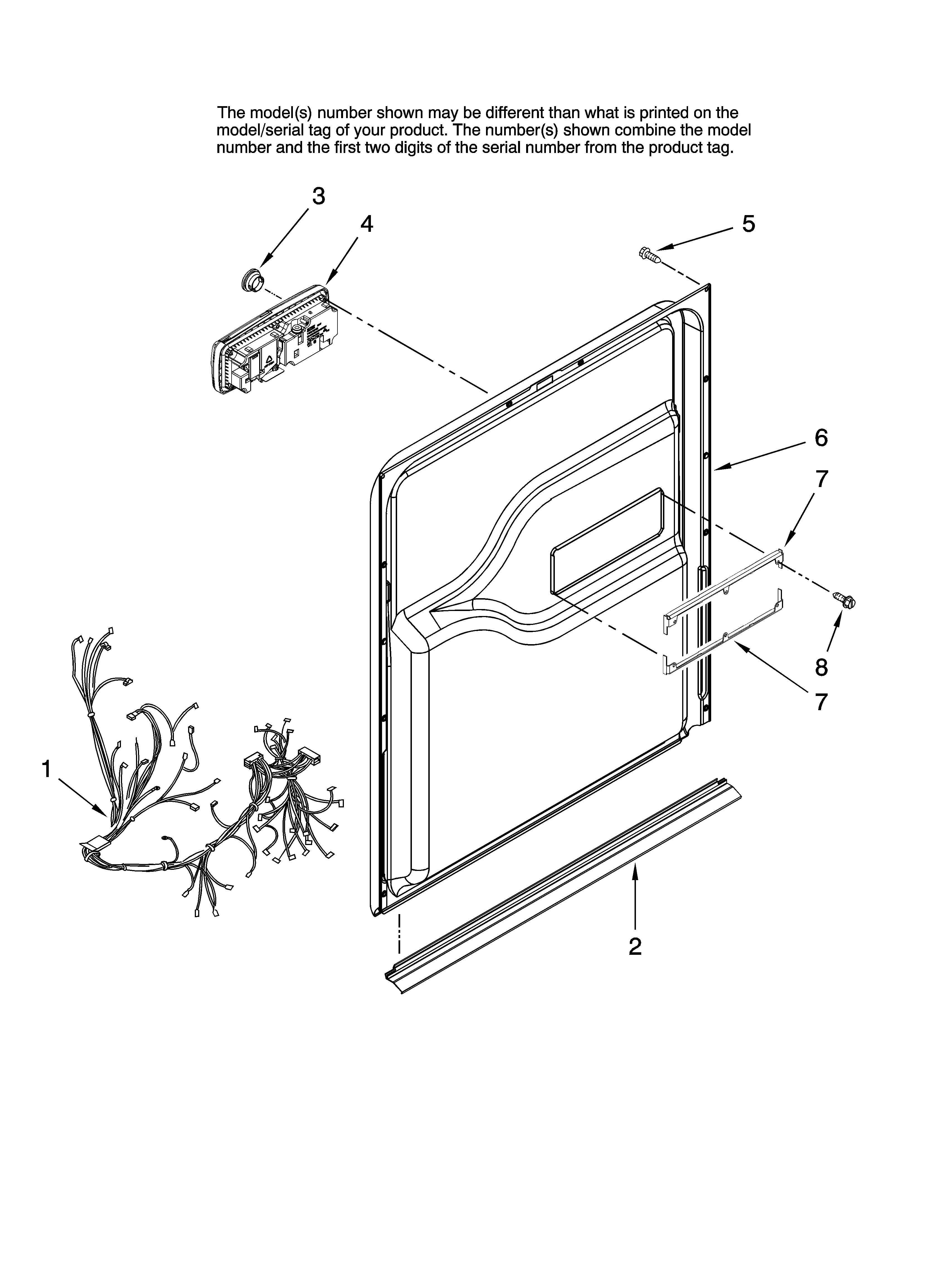 DOOR AND LATCH PARTS