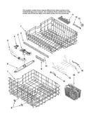 Upper and lower rack parts