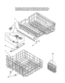 Upper and lower rack parts