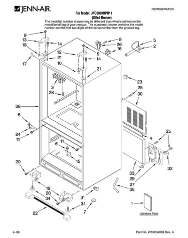 Cabinet parts
