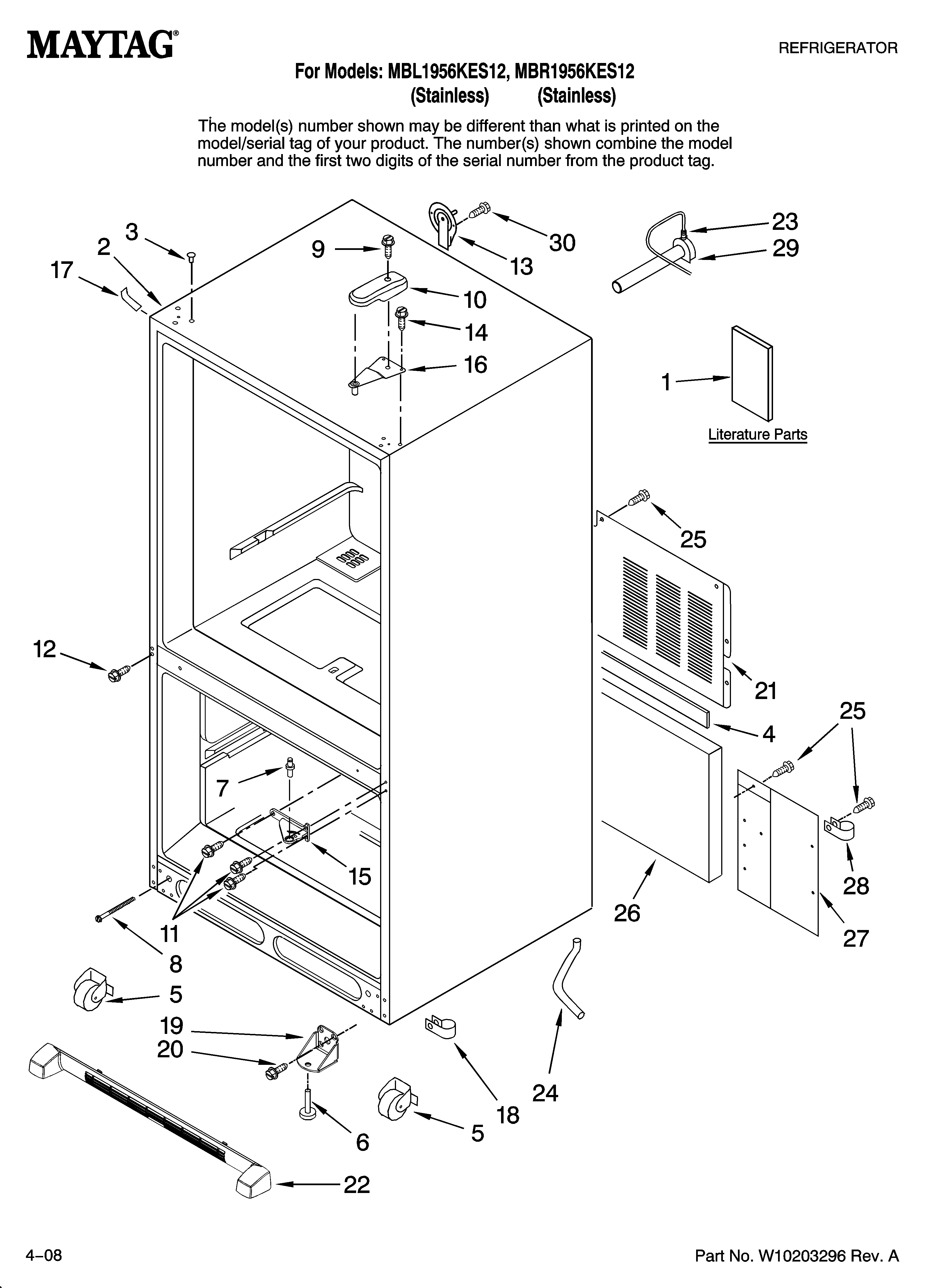 CABINET PARTS