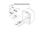 Maytag MBR1956KES12 refrigerator liner parts diagram