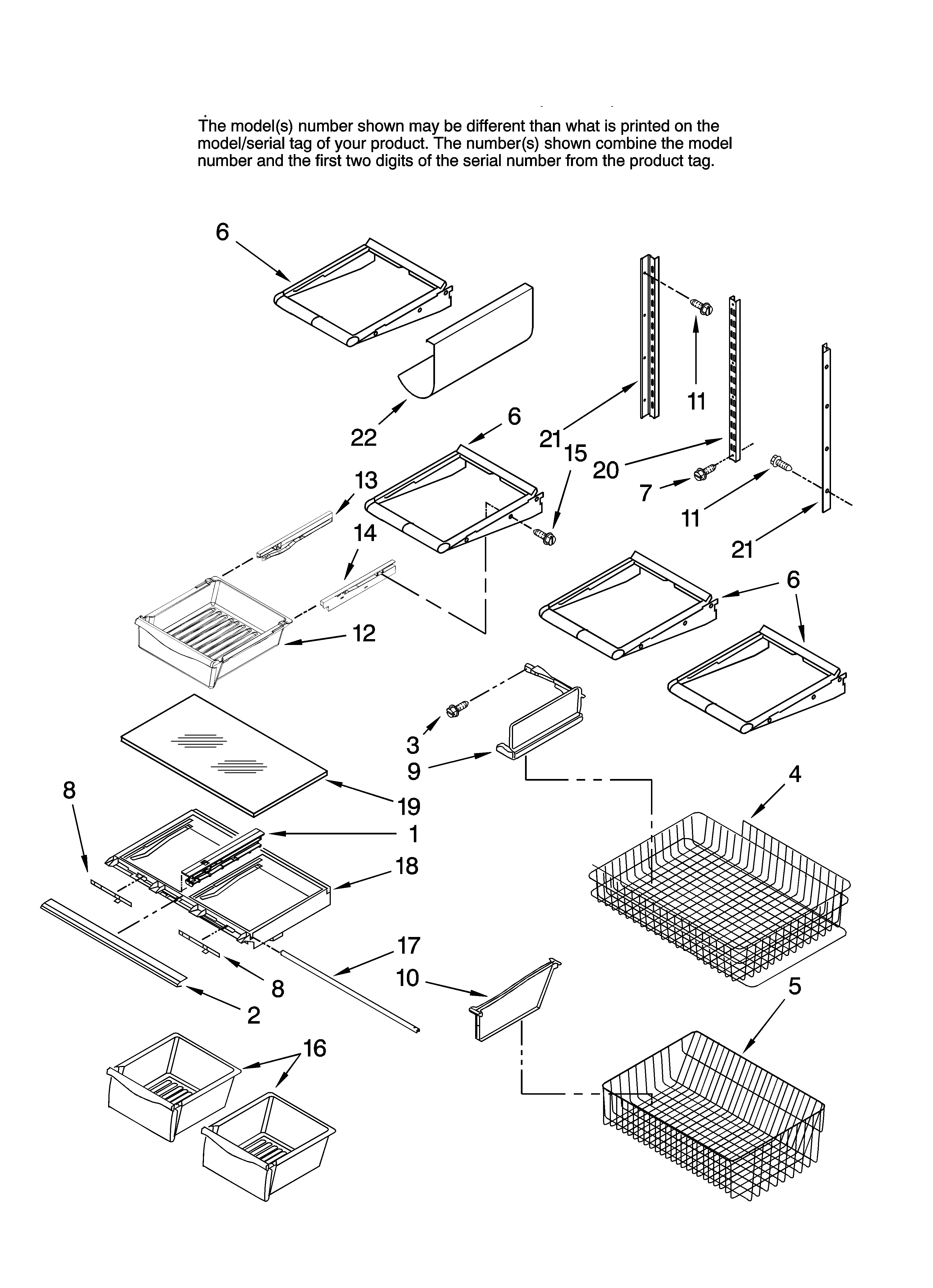 Shelf parts