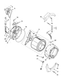 Tub and basket parts, optional parts (not included)
