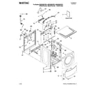 Maytag MHWZ600TW01 top and cabinet parts diagram