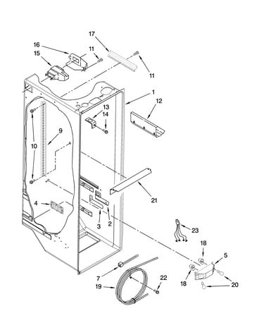 Refrigerator liner parts