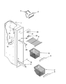 Freezer liner parts