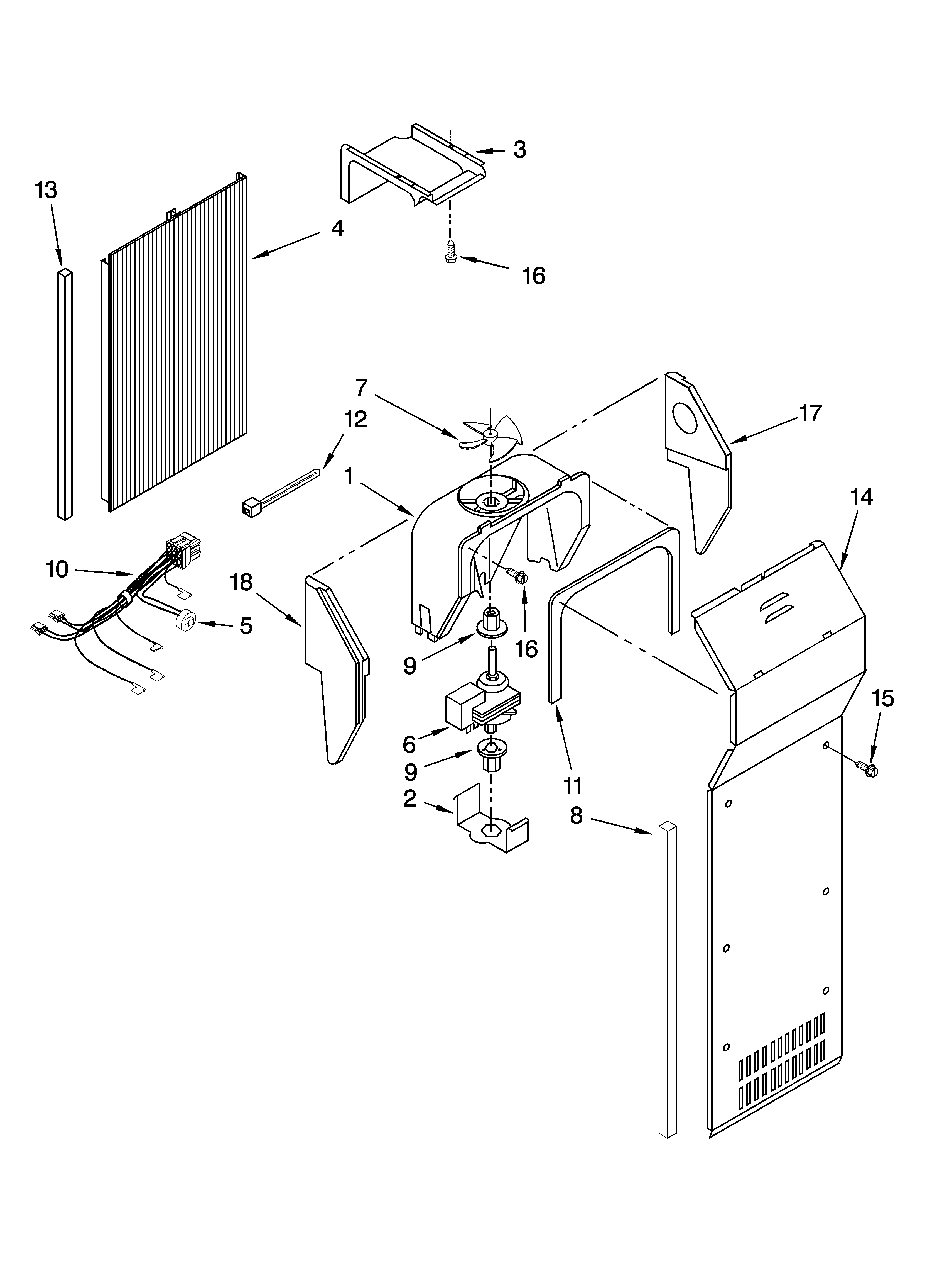 Air flow parts