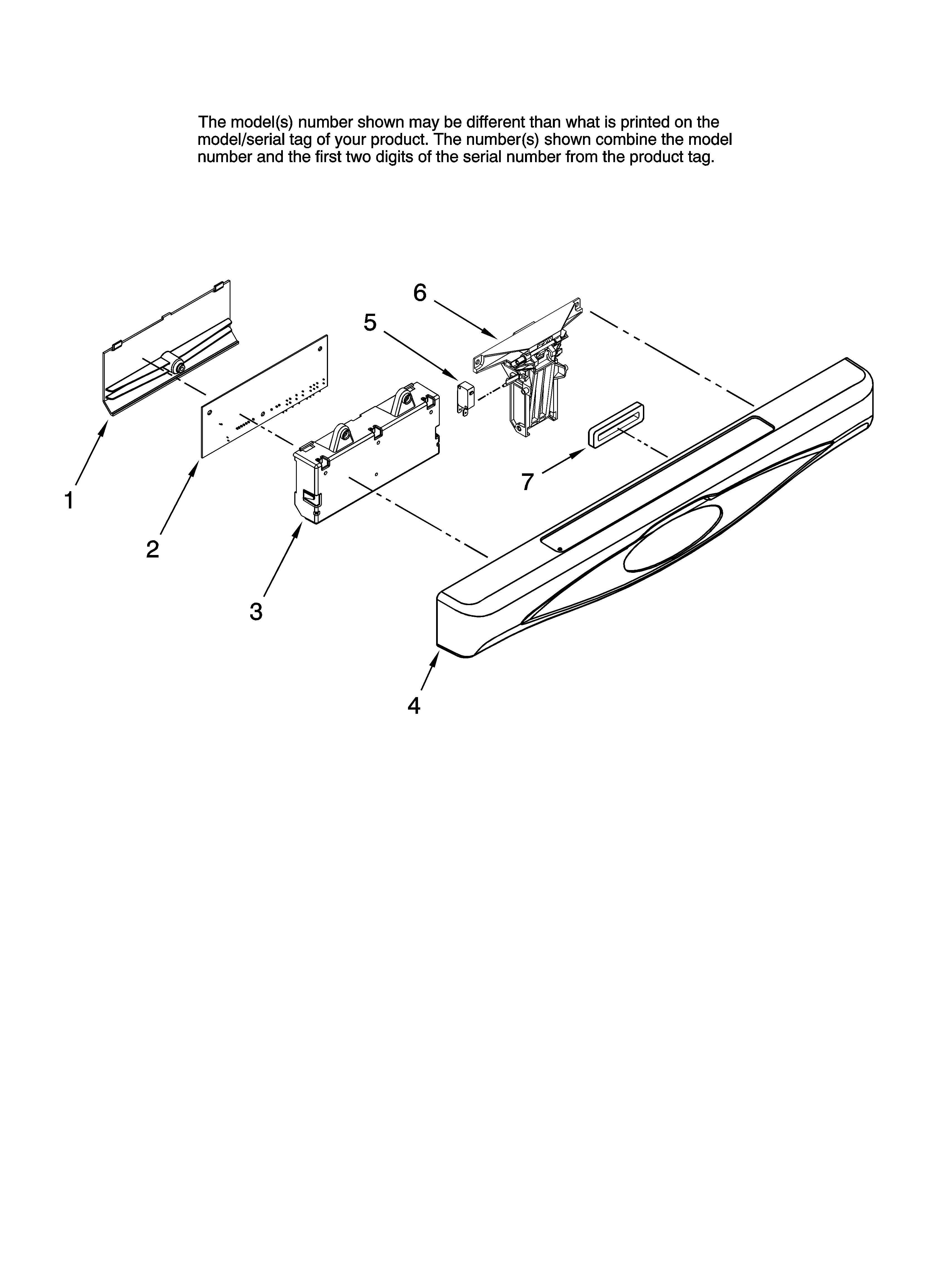 Control panel parts