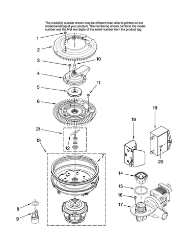Pump and motor parts