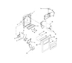 Whirlpool ED5PBAXVY00 dispenser front parts diagram