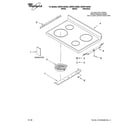 Whirlpool GERP4120SS2 cooktop parts diagram