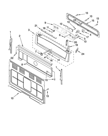 Control panel parts