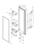 Refrigerator door parts