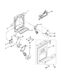 Dispenser front parts