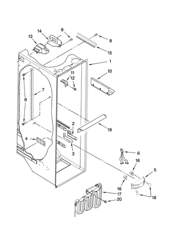Refrigerator liner parts