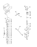 Motor and ice container parts