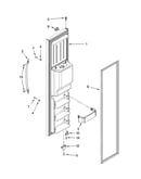 Freezer door parts