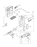 Dispenser front parts