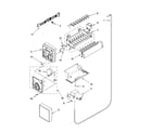 KitchenAid KSRS25FTBL03 icemaker parts, optional parts (not included) diagram