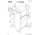 Whirlpool NWT8501S00 cabinet parts diagram