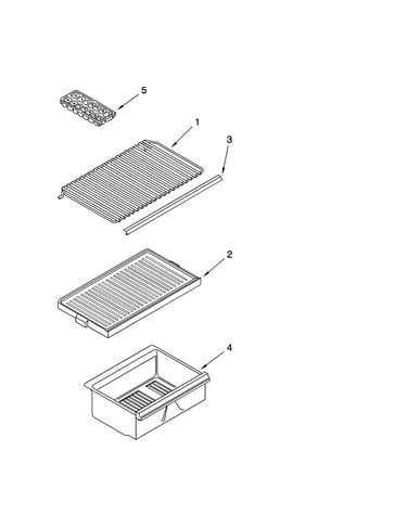 Shelf parts, optional parts (not included)