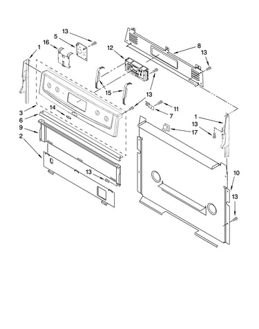 Control panel parts