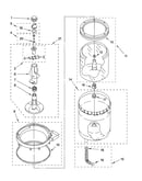 Agitator, basket and tub parts