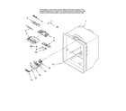 Amana ABR1927FES12 refrigerator liner parts diagram