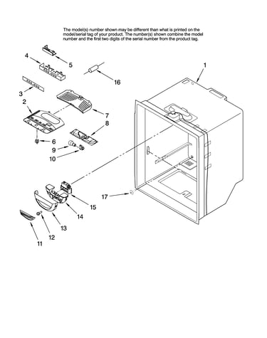 Refrigerator liner parts