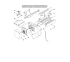 Amana ABL1927FES12 icemaker parts, optional parts (not included) diagram