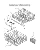 Upper and lower rack parts