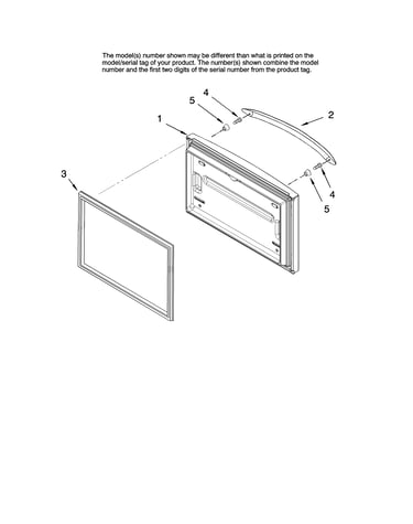 Freezer door parts