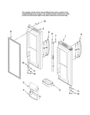 Refrigerator door parts